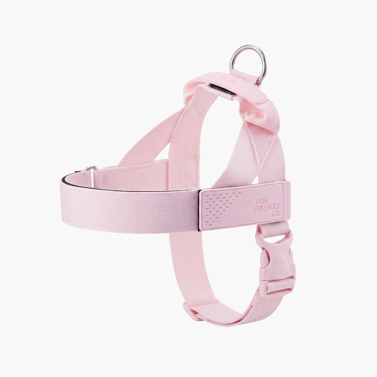No-pull dog harness from the 7AM Club Limited Edition in Sakura (light soft pink)