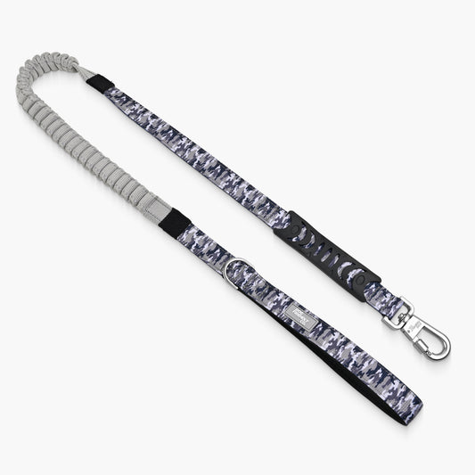 Bungee Hundeleine - Grauer Tarnmuster