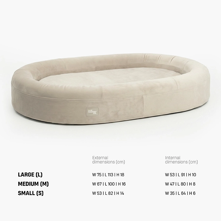 Chill Pill Memory Foam Hundebett - Beige (Klein)