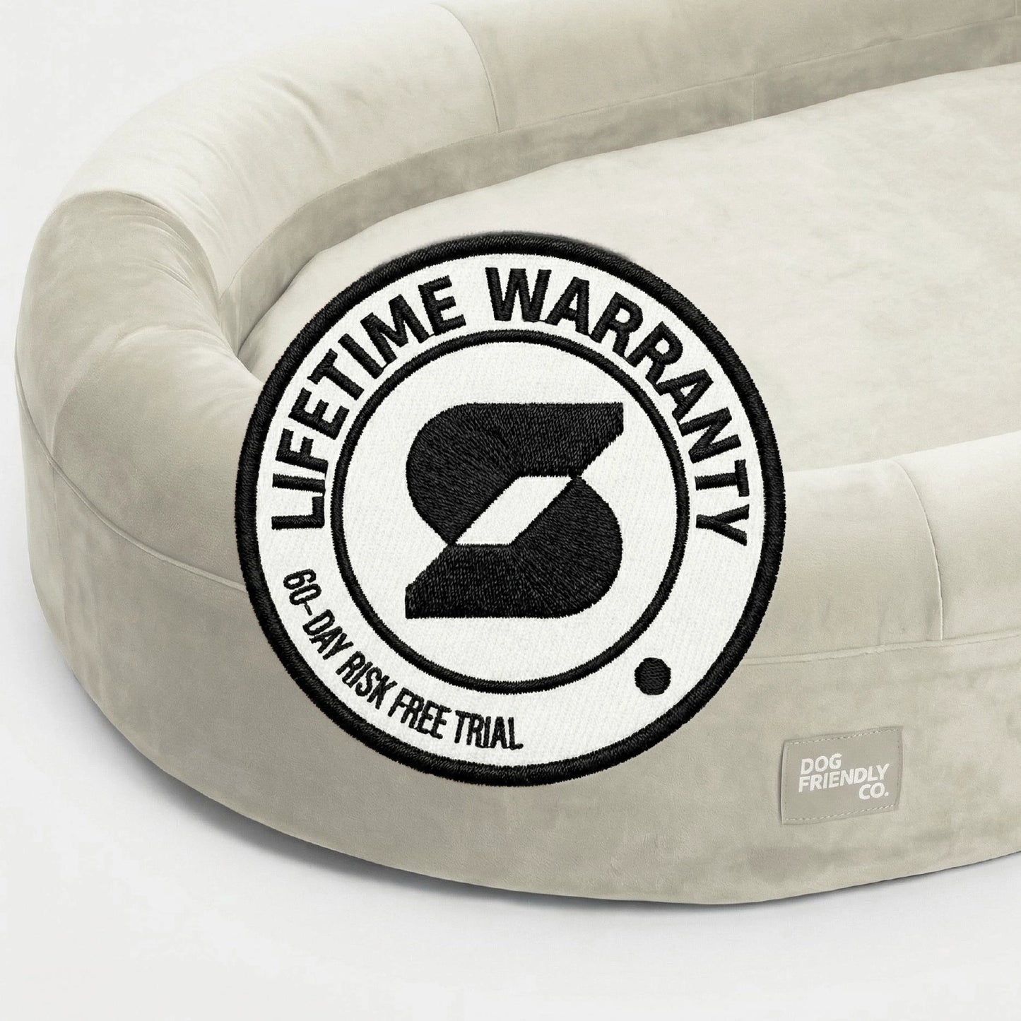 Chill Pill Velvet Easy Fit Cover - Beige