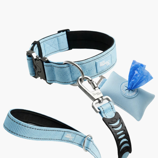 Halsband-Set - Himmelblau