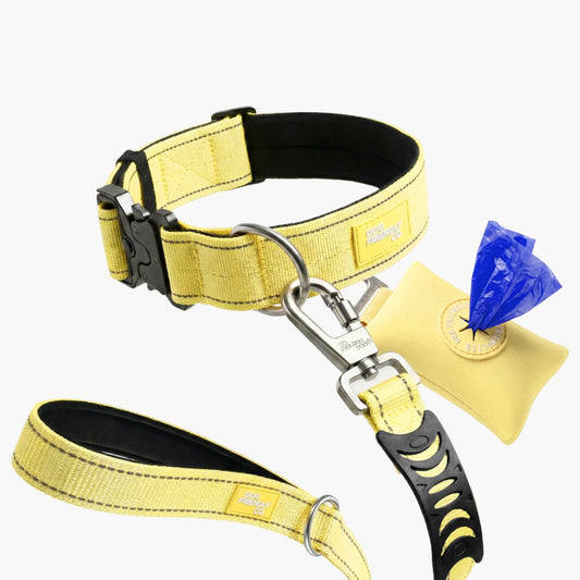 Halsband-Set gelb