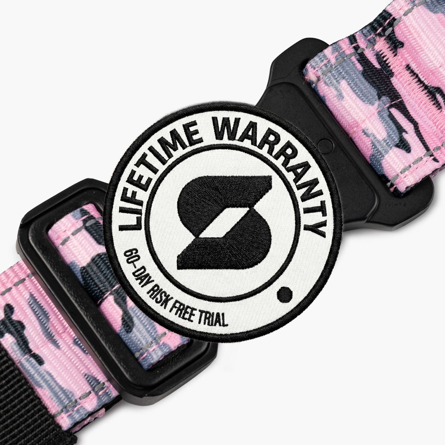Taktisches Hundehalsband - Rosa Camouflage