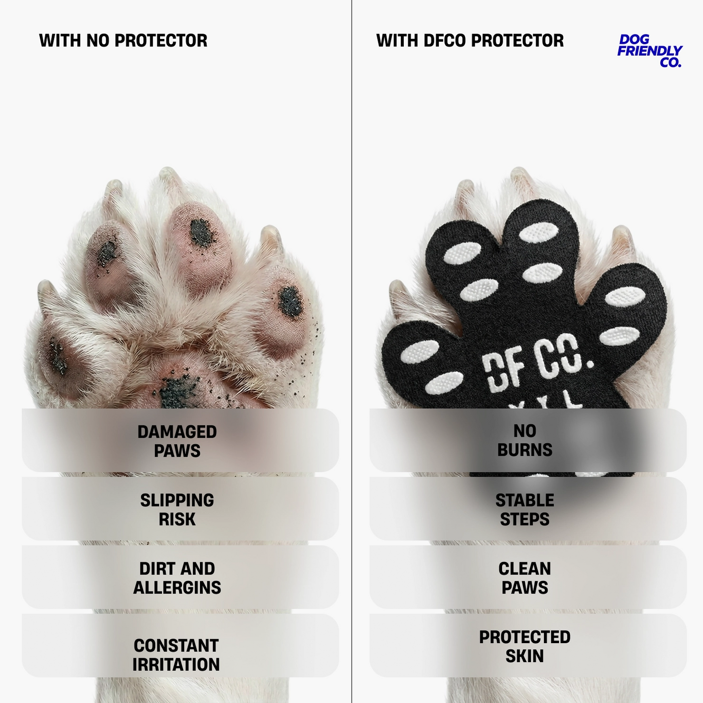 Hundepfoten-Schutzpolster