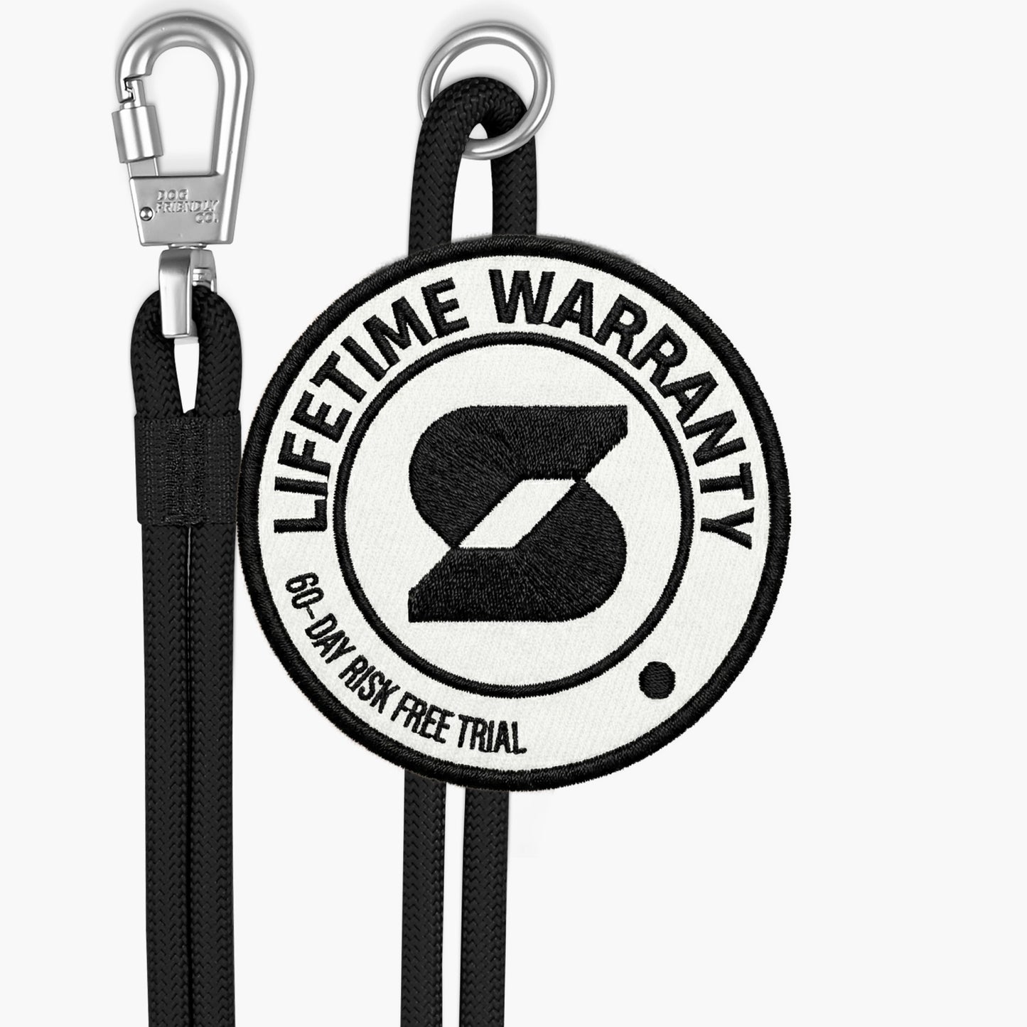Freihändige Leine – Schwarz