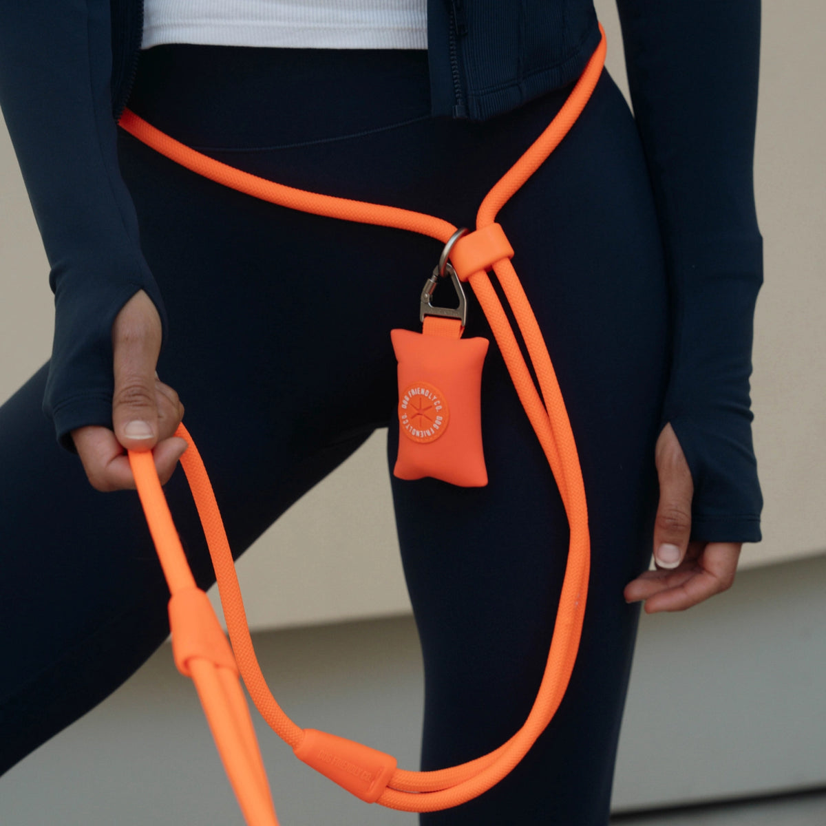Freihändige Leine - Orange