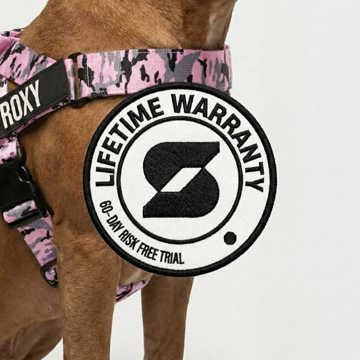 Hundegeschirr - Rosa Camouflage