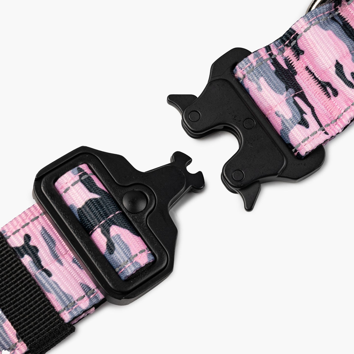 Taktisches Hundehalsband - Rosa Camouflage