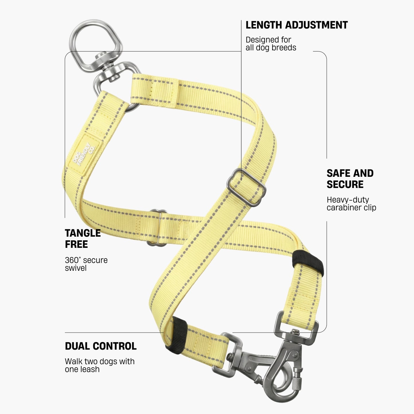Leash Splitter - Gelb