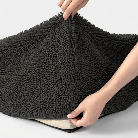 Plüschiges Nap Easy Fit Hundebettbezug - Anthrazit