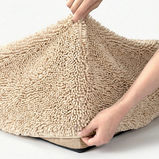 Plüschiges Nap Easy Fit Hundebettbezug - Creme