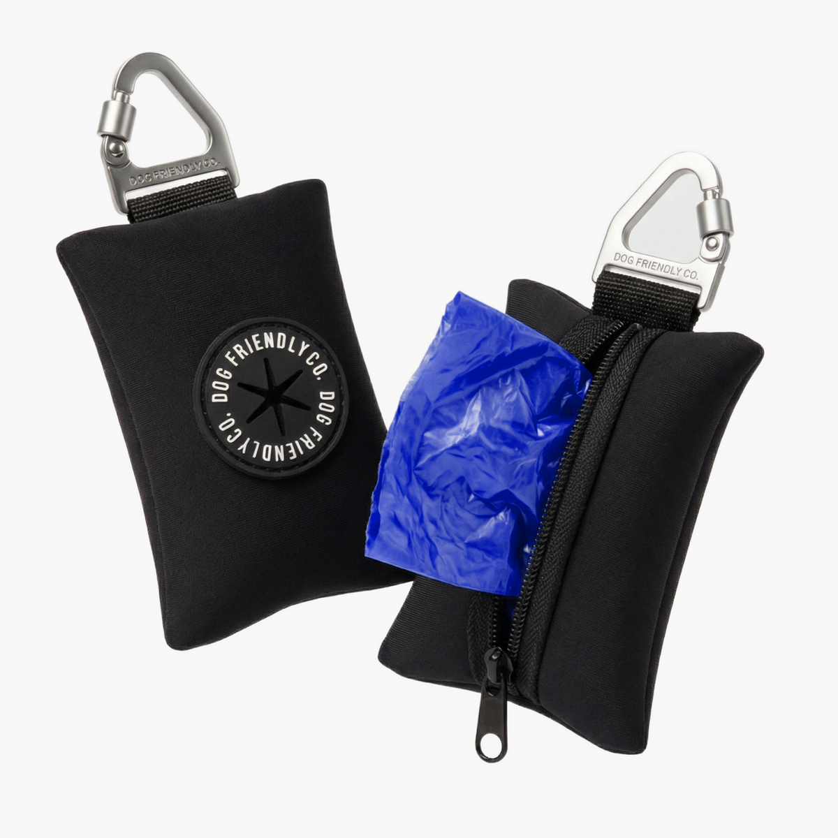 Dog Poop Bag Holder - Black