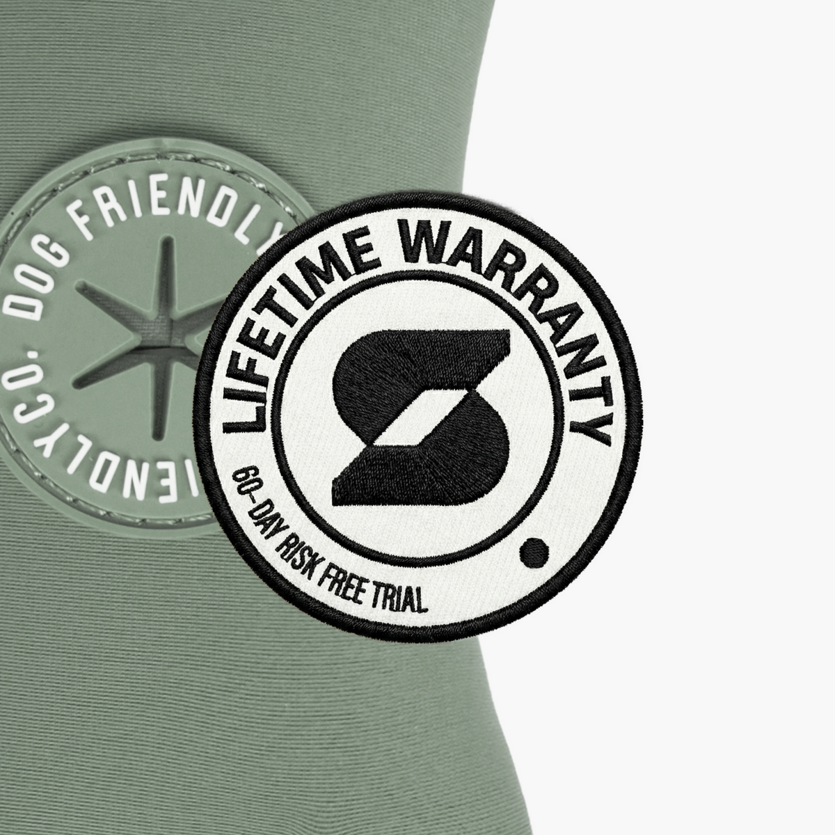 Dog Friendly Lifetime Warranty 60-Day Risk Free Trial.