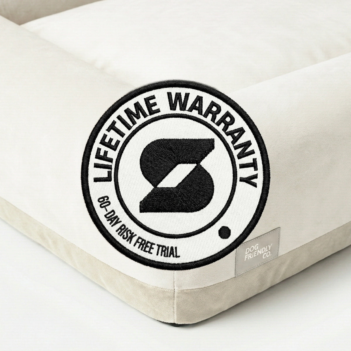 Dog Friendly Lifetime Warranty 60-Day Risk Free Trial.