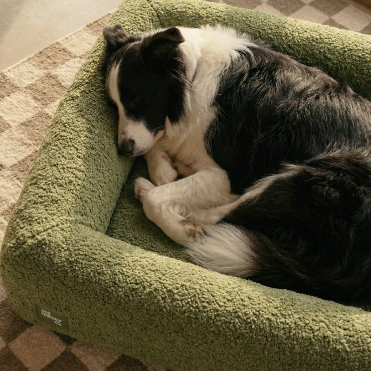 Bouclé Bed Replacement Cover - Green Bouclé