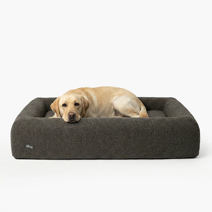 Premium Orthopädisches Memoryschaum Hundebett - Beige (Groß)