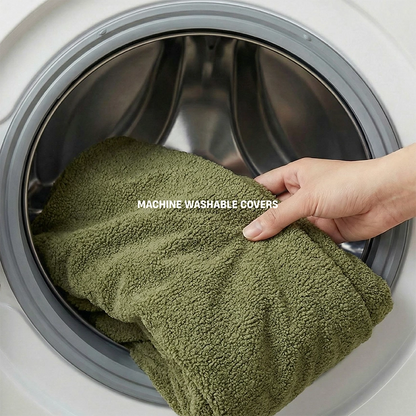 Premium Orthopädisches Memoryschaum Hundebett - Beige (Groß)