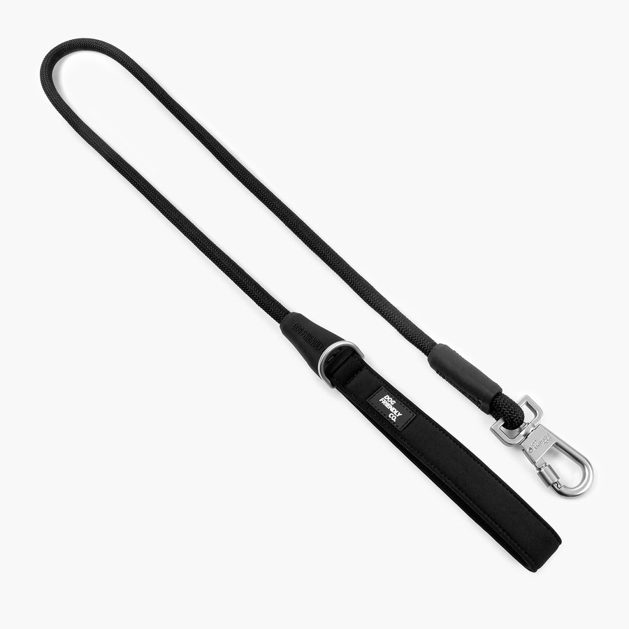 Rope Dog Leash - Black