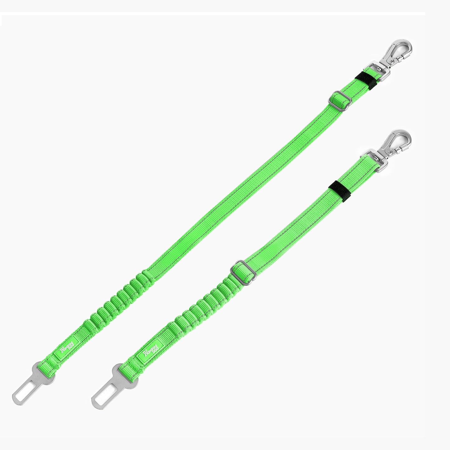 Dog Seat Belt - Neon Green
