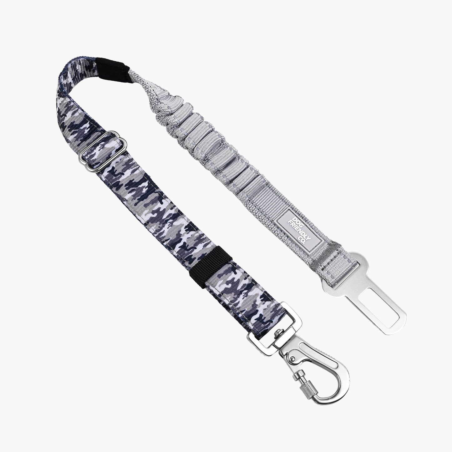 Dog Seat Belt - Grey Camo