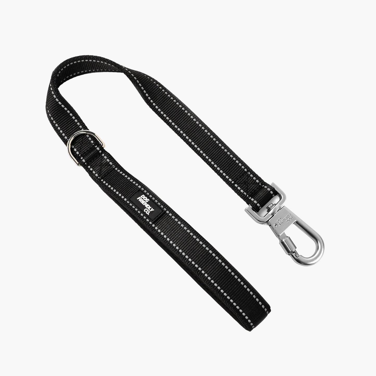 Kurze Trainingshundeleine - Schwarz