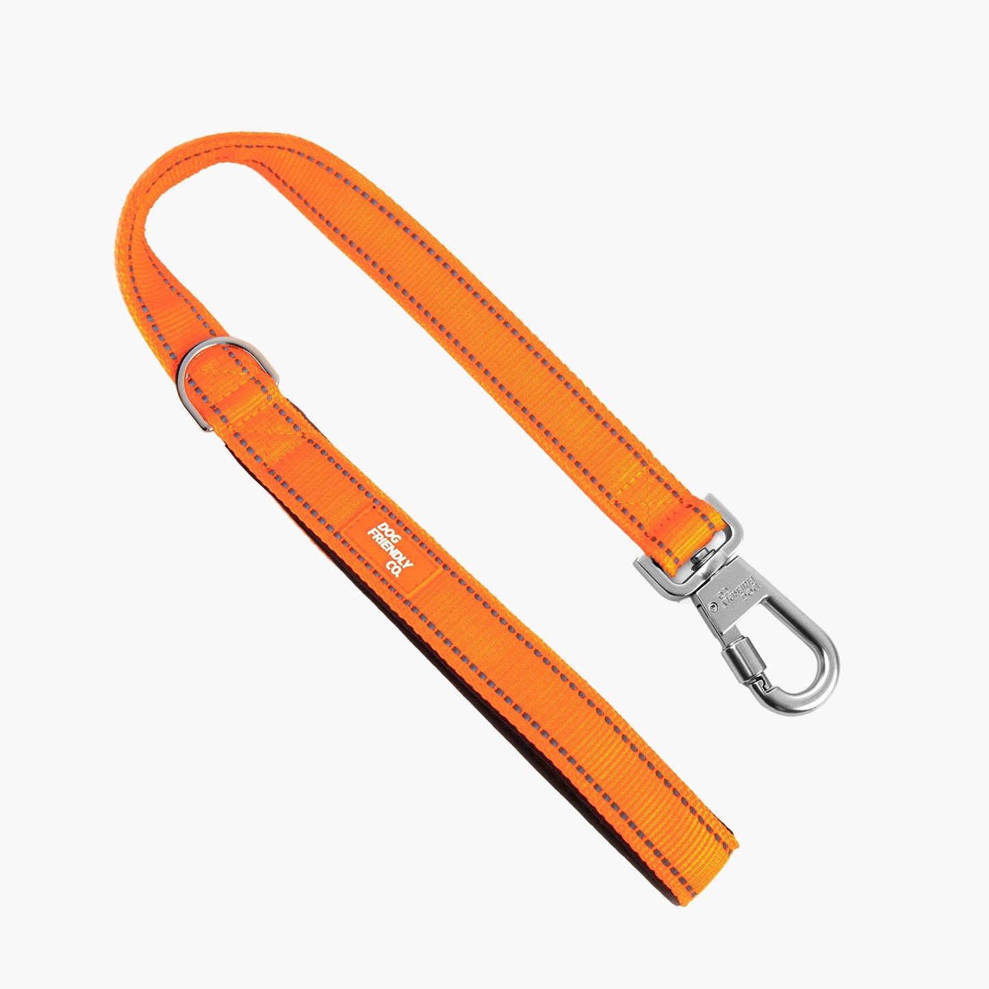 Kurze Trainingshundeleine - Hi-Vis Orange