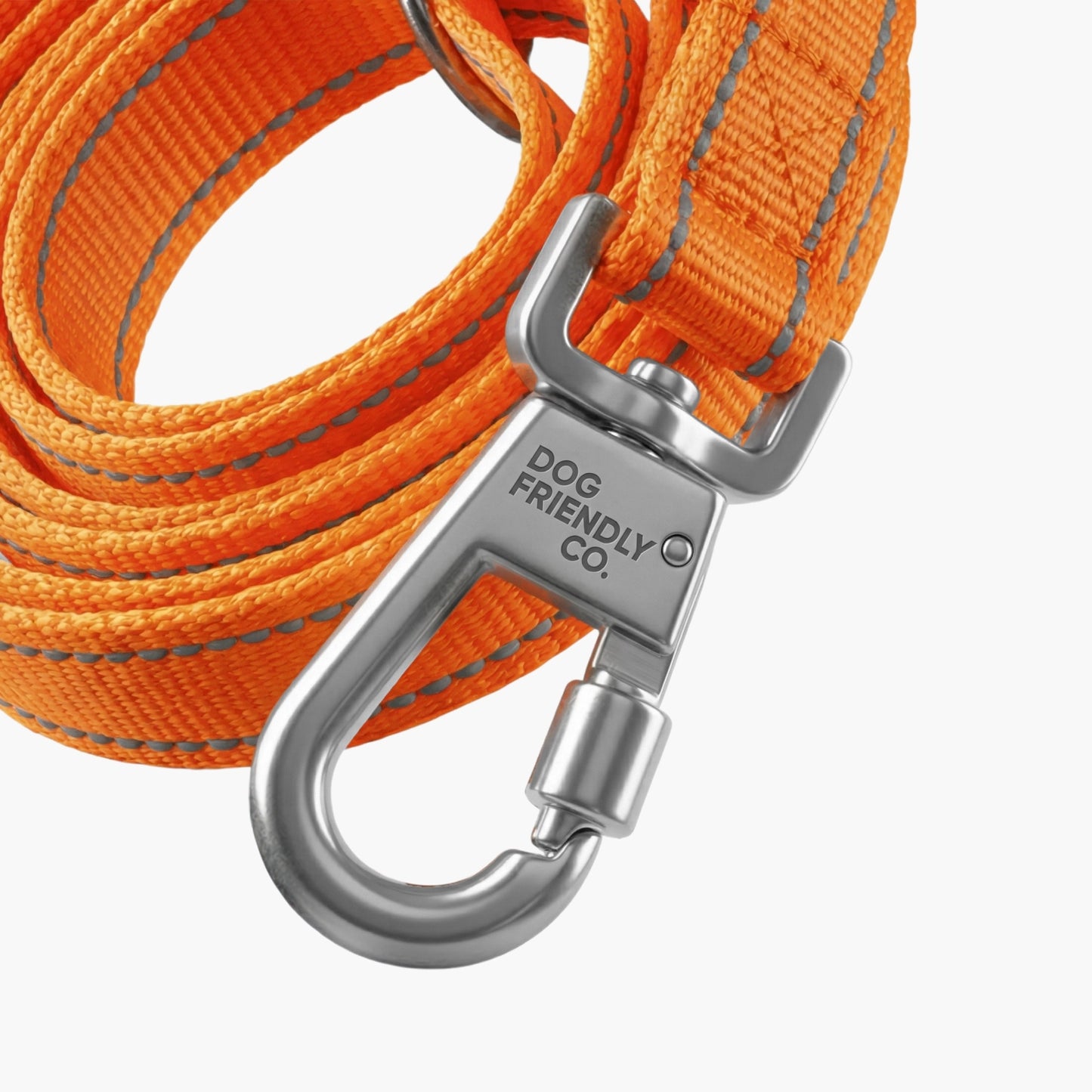 Kurze Trainingshundeleine - Hi-Vis Orange