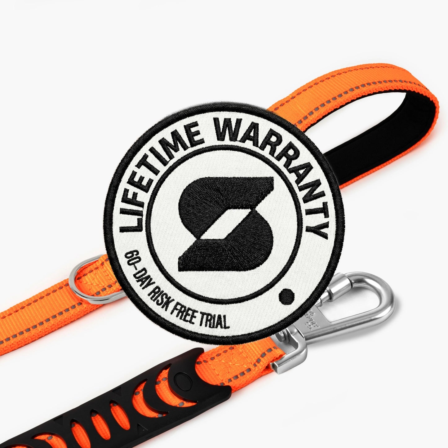 Kurze Trainingshundeleine - Hi-Vis Orange