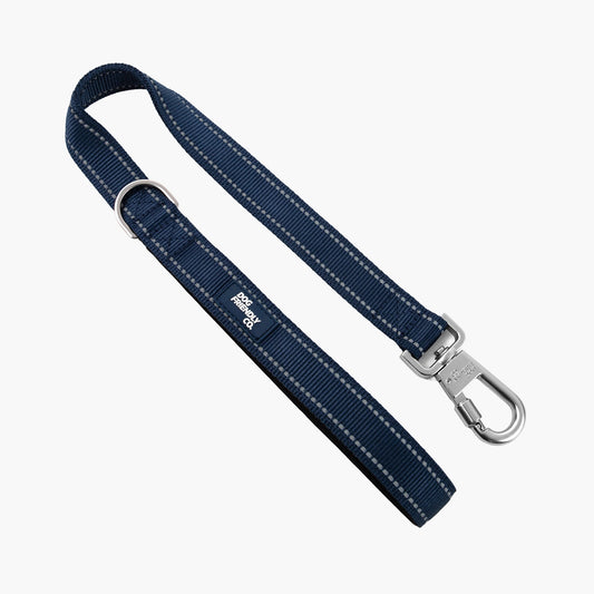 Kurze Trainingshundeleine - Marineblau