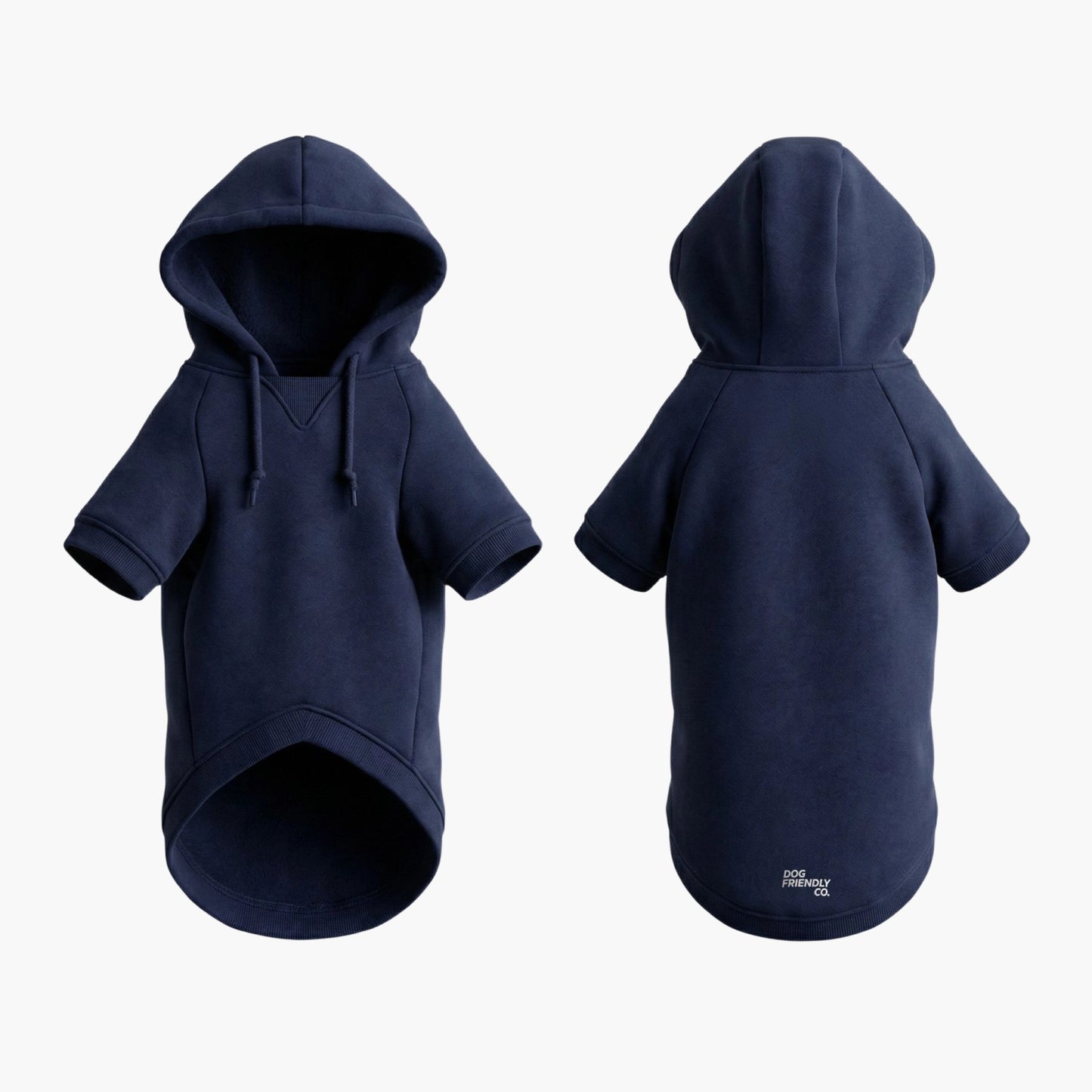 Winter Dog Hoodies - Marineblau