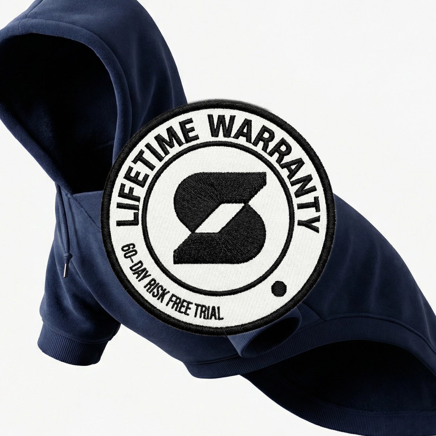 Winter Dog Hoodies - Marineblau