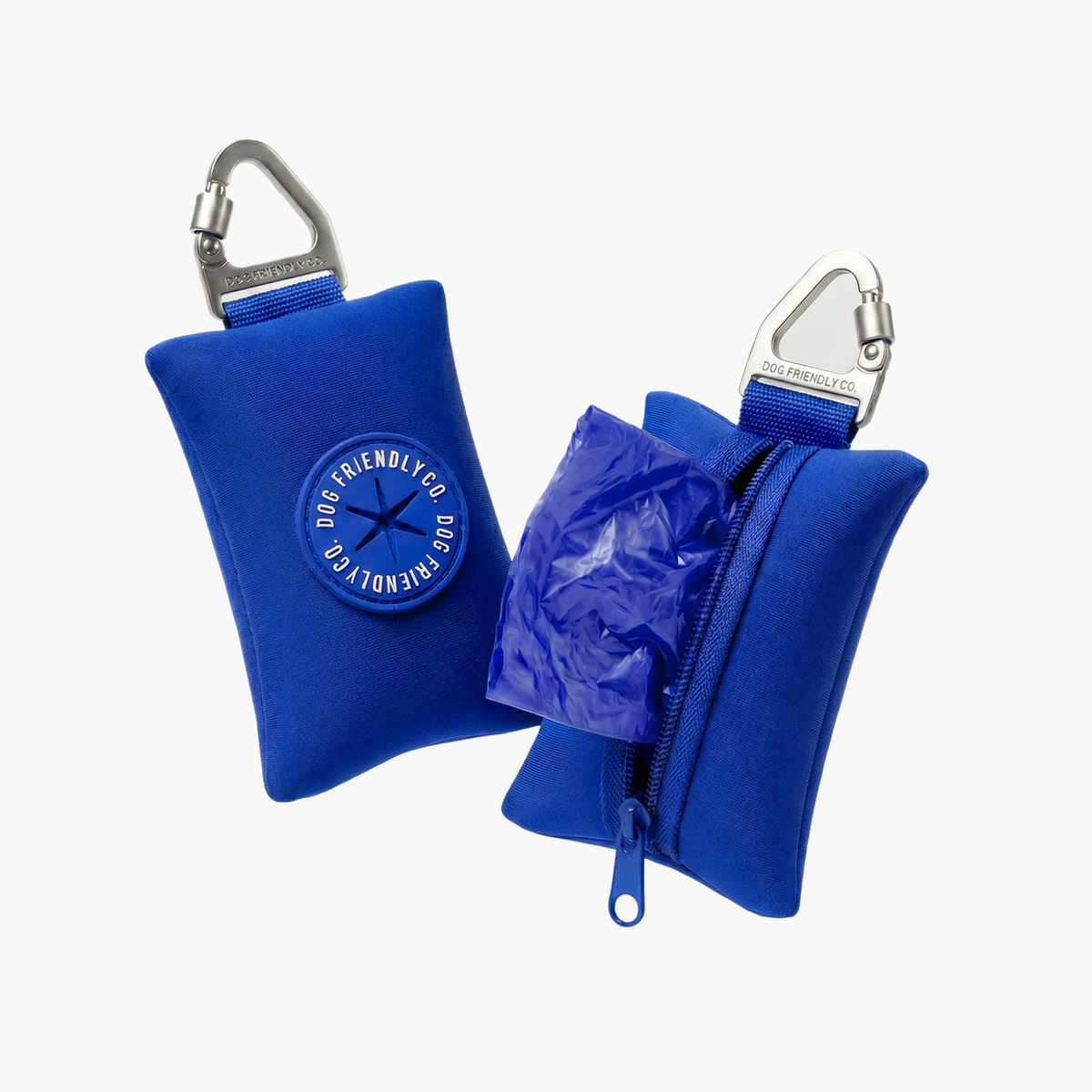 Classic Blue Poop Bag Holder