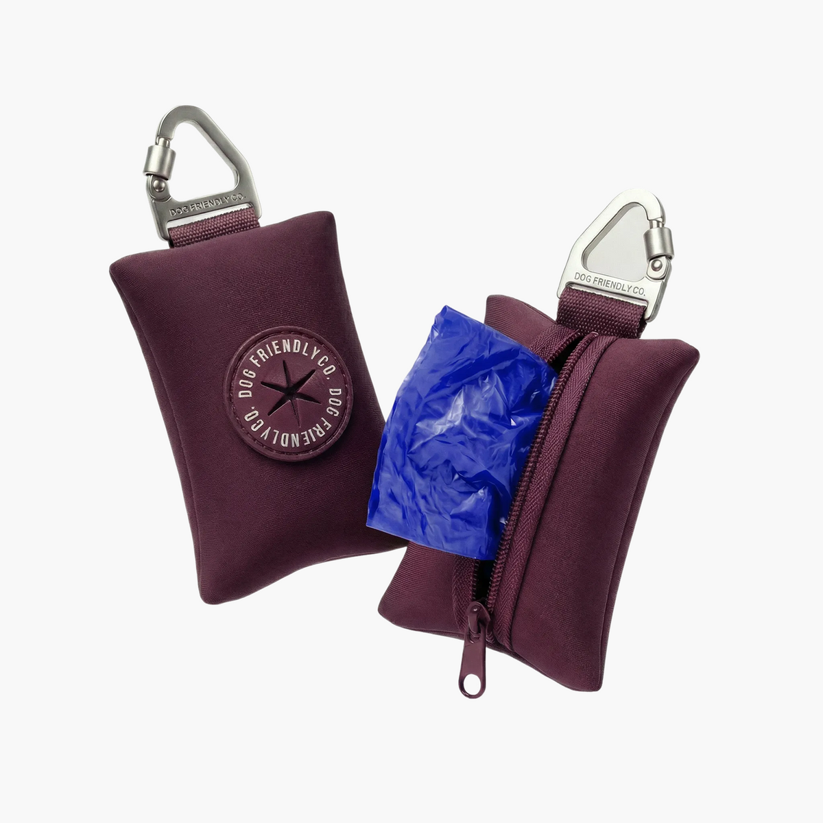 Burgundy Poop Bag Holder