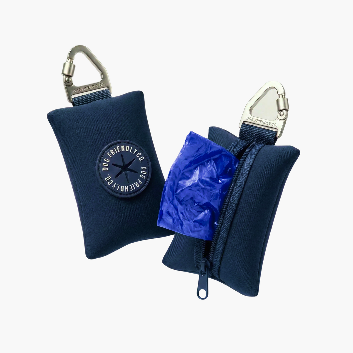 Navy Blue Poop Bag Holder