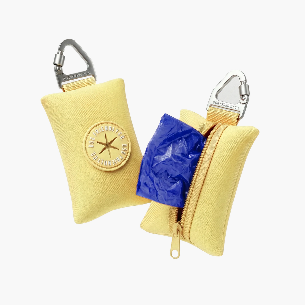 Yellow Poop Bag Holder
