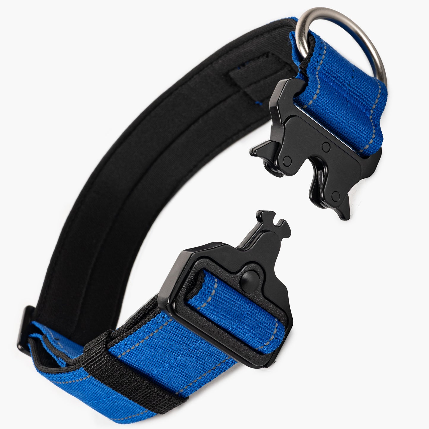Taktisches Hundehalsband - Klassisches Blau