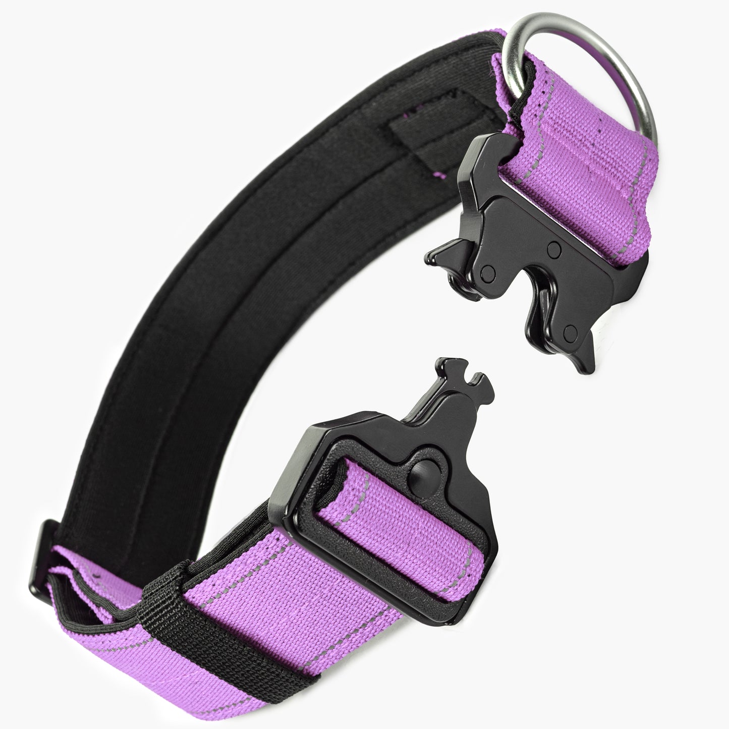 Taktisches Hundehalsband - Violett