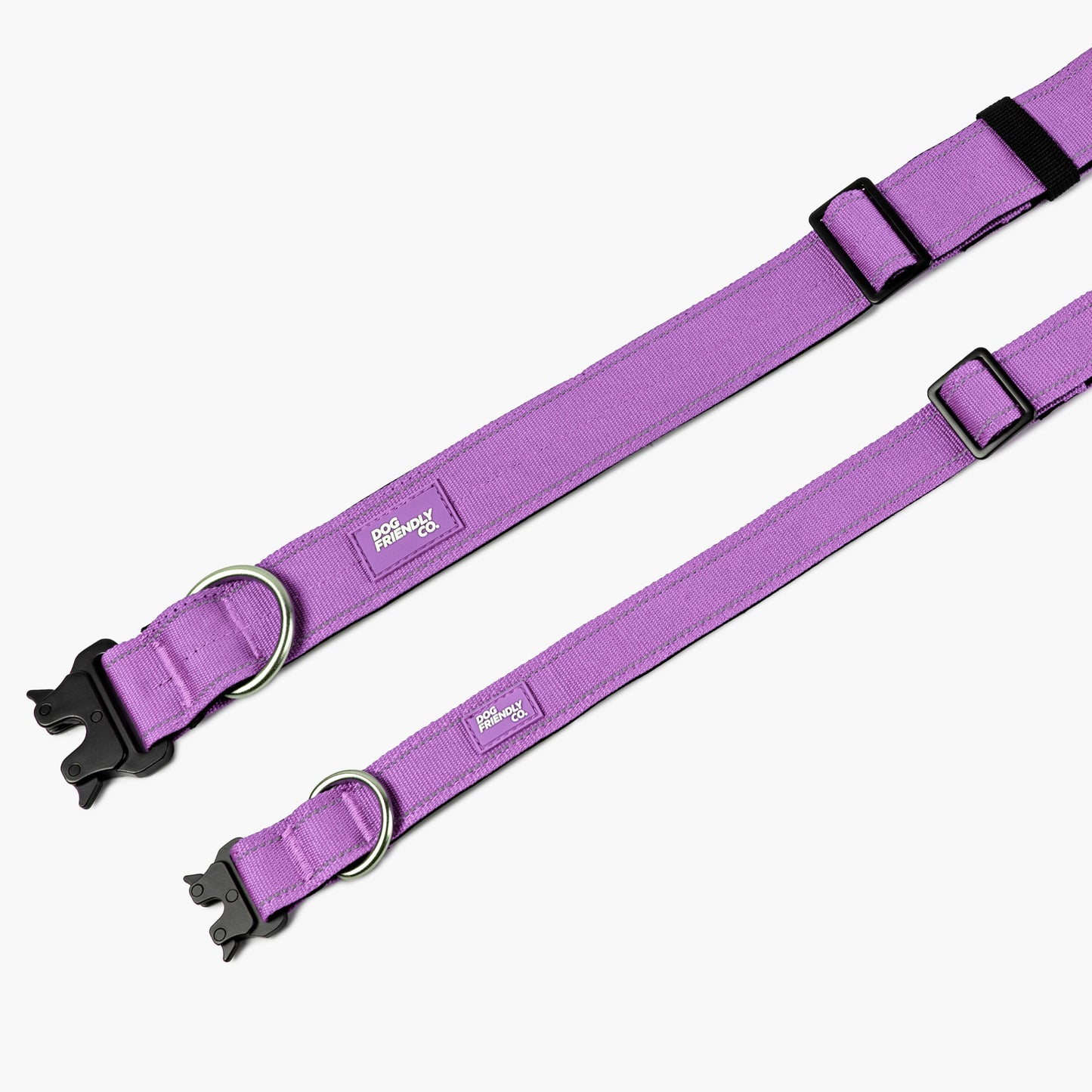 Taktisches Hundehalsband - Violett